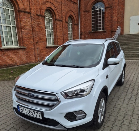 Ford Kuga cena 68900 przebieg: 122500, rok produkcji 2018 z Pabianice małe 562